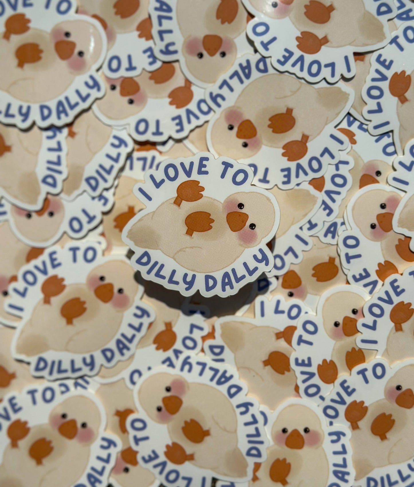 Dilly Dally Sticker