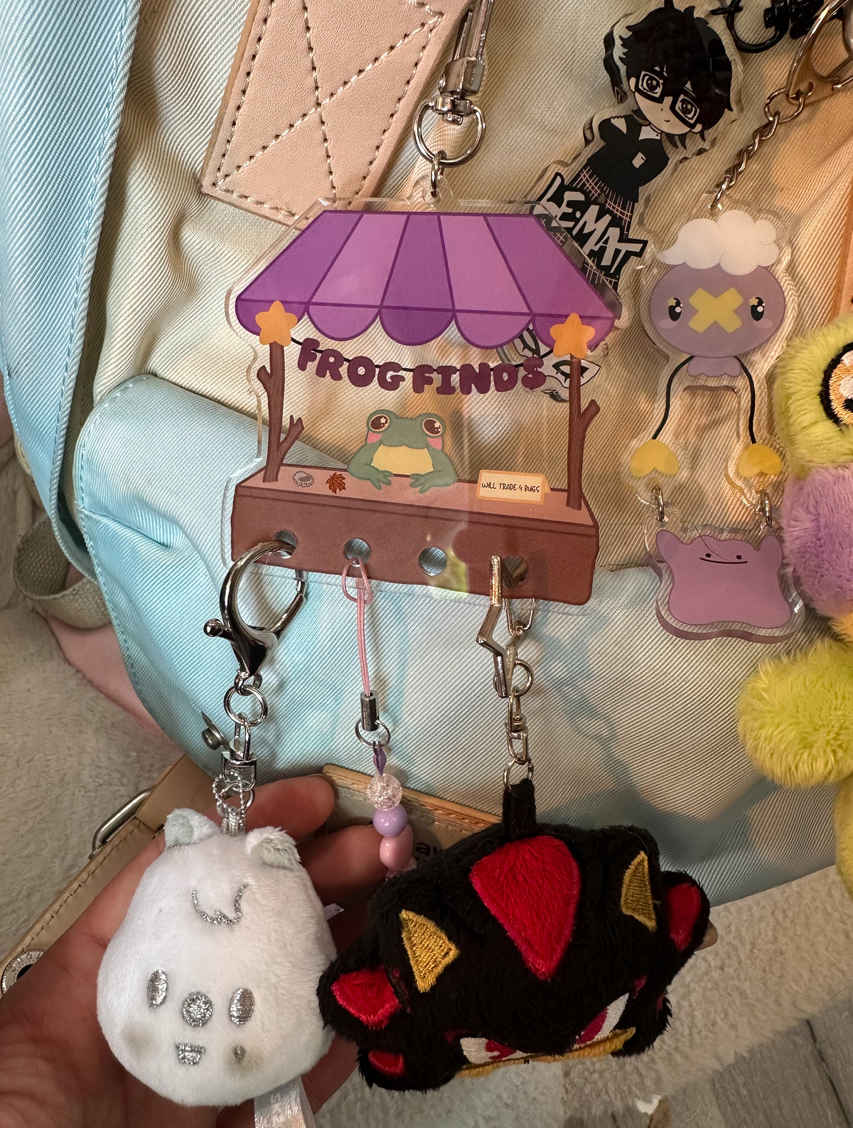 Frog Finds Keychain