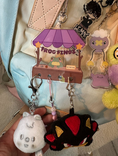 Frog Finds Keychain