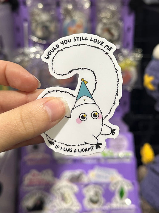 Worm Sticker